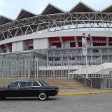 Estadio-Nacional-de-Costa-Rica-MERCEDES-300D-LANG-LIMOSINA